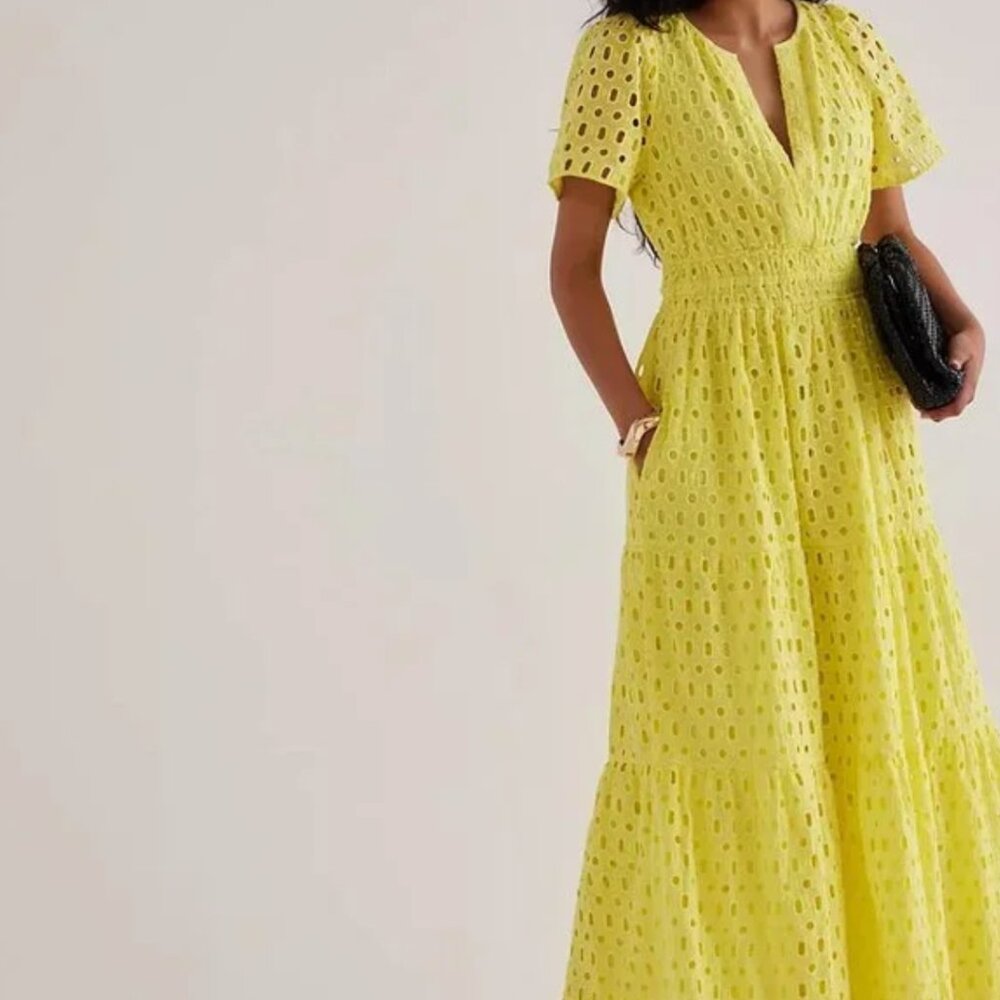Anthropologie The Somerset Maxi Dress: Eyelet Edition size 3x